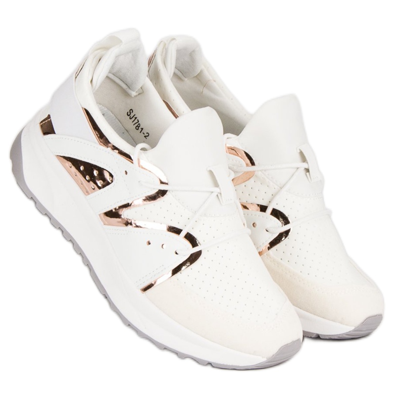 Încălțăminte sport elegantă alb 1