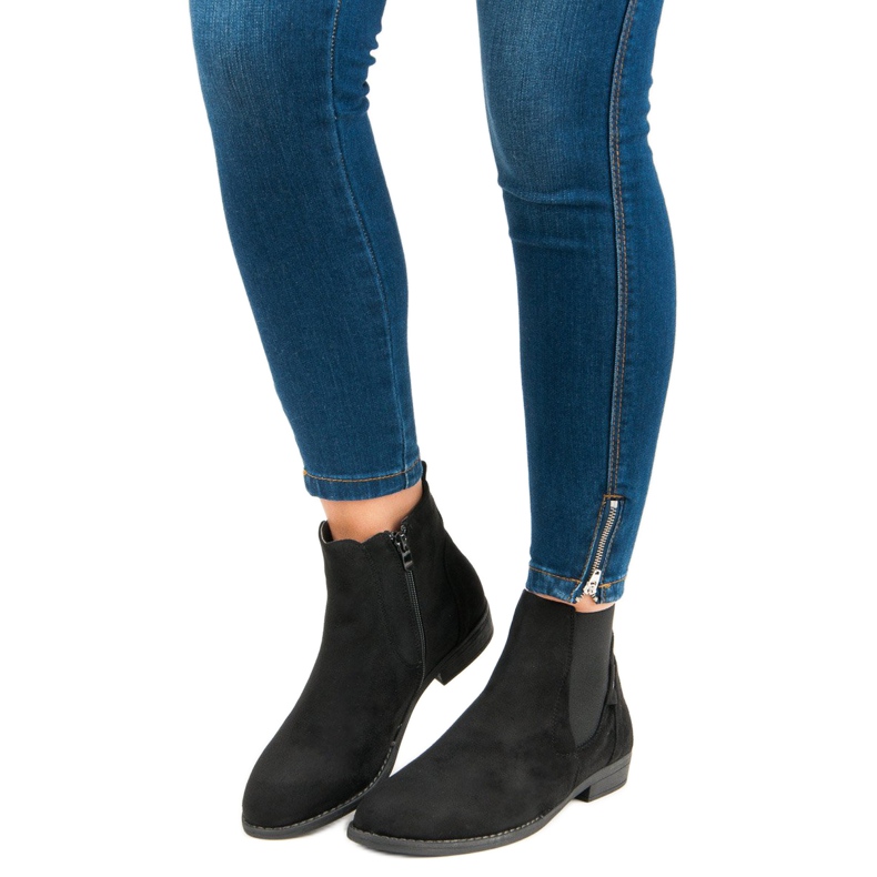 Groto Gogo Ghete confortabile Jodhpur negru 2