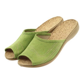 Pantofi pentru femei Befado papuci 254D021 papuci verde 4