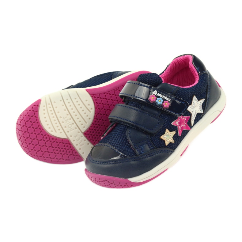 American Club Pantofi sport americani ADI pentru copii 6759 bleumarin albastru marin 4