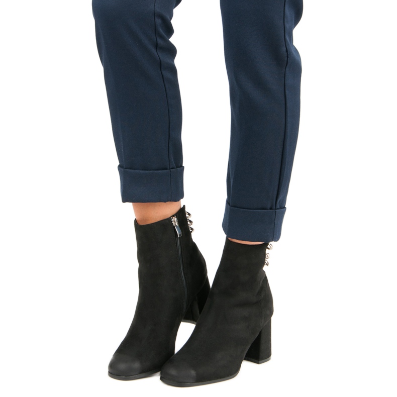 Ghete elegante pe postarea VINCEZA negru 1 Ghete elegante pe postarea VINCEZA negru 1