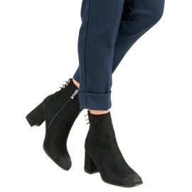 Ghete elegante pe postarea VINCEZA negru 2 Ghete elegante pe postarea VINCEZA negru 2