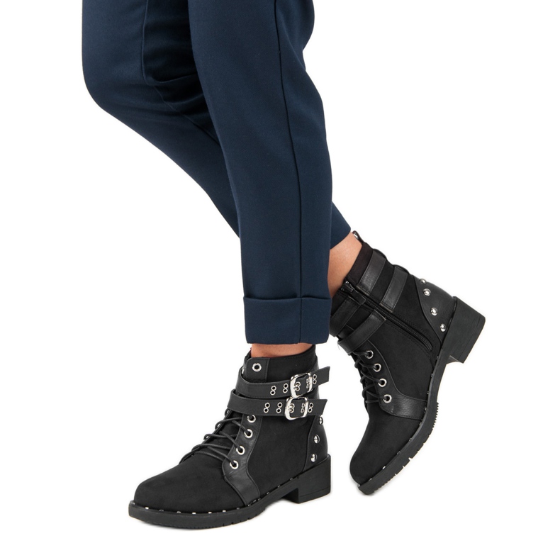 Clowse Ghete de lucru la modă negru 2