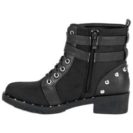Clowse Ghete de lucru la modă negru 3