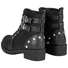 Clowse Ghete de lucru la modă negru 4