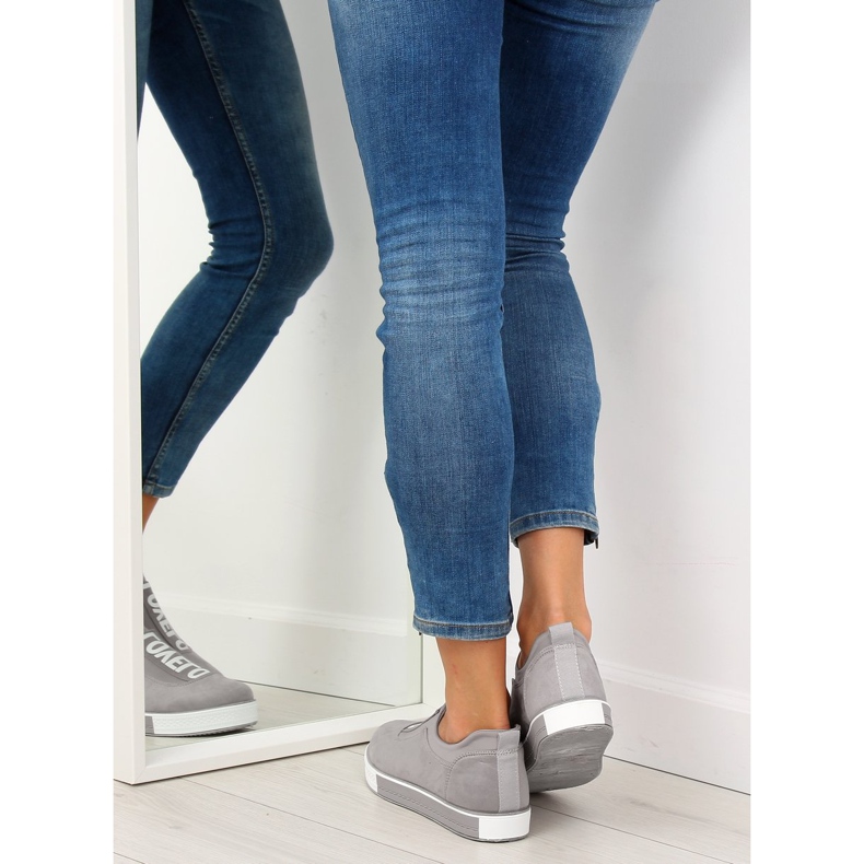 Gri Adidași gri pentru femei X-9707 Gri 1