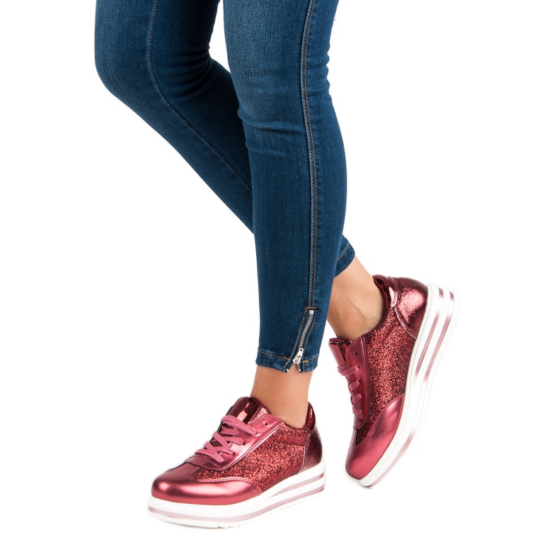 Fama Adidași la modă roșu 2