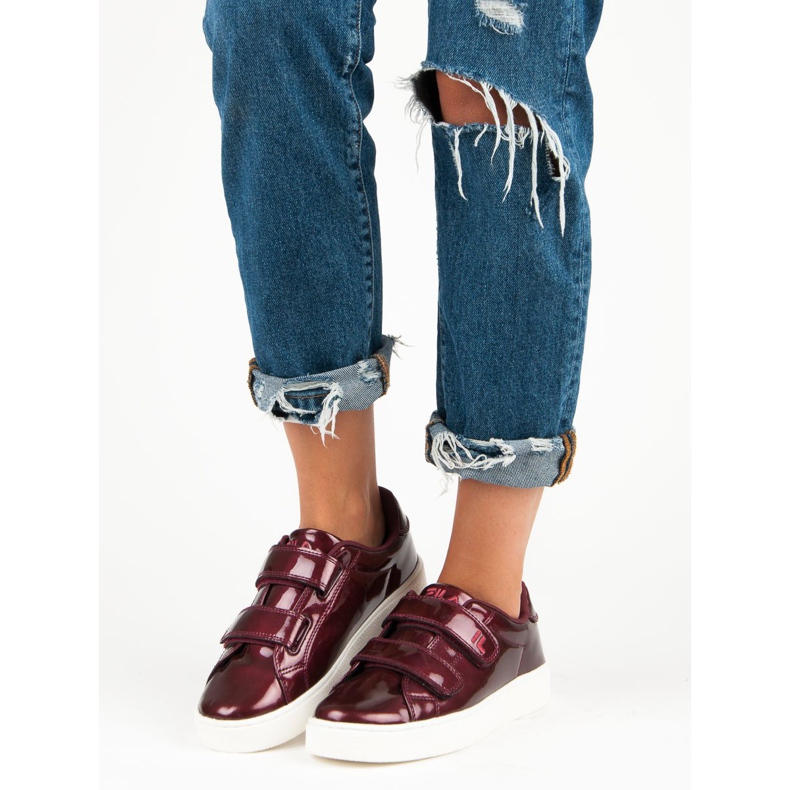 Fila Upstage Velcro Low Wmn roșu 1 Fila Upstage Velcro Low Wmn roșu 1