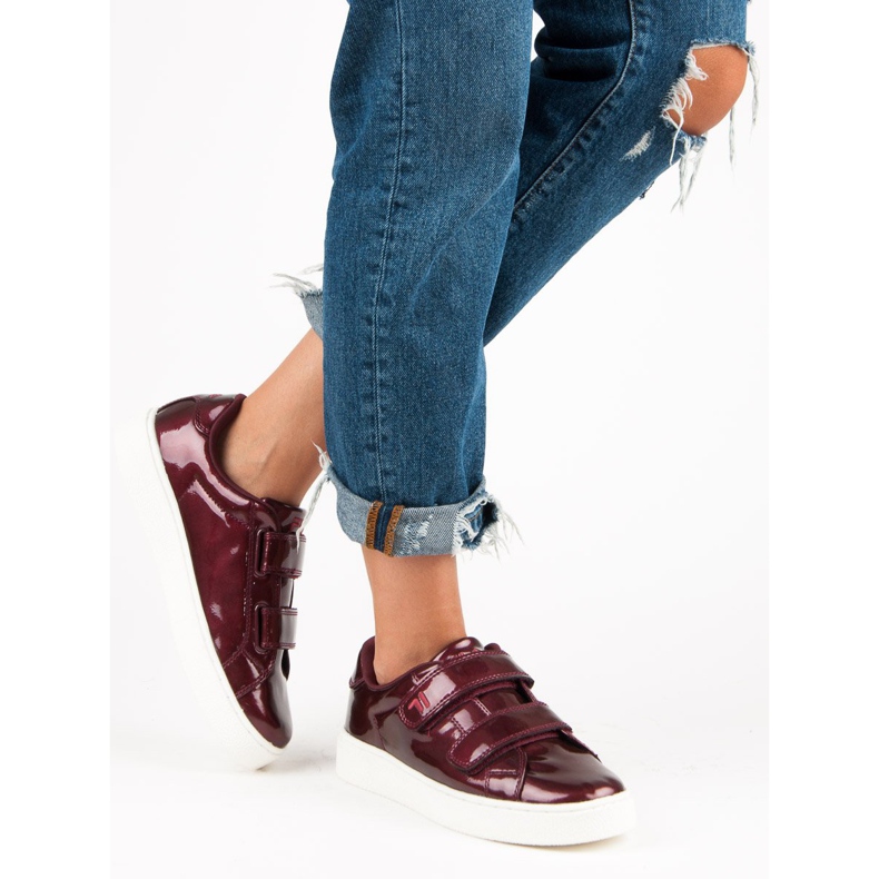 Fila Upstage Velcro Low Wmn roșu 2 Fila Upstage Velcro Low Wmn roșu 2