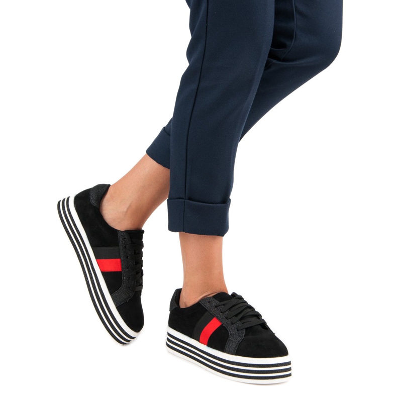 Adidași pe platforma VICES negru 2