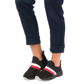 Adidași alunecați negri negru 1