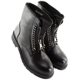 Cizme negre pentru femei RB13 Negre negru 1