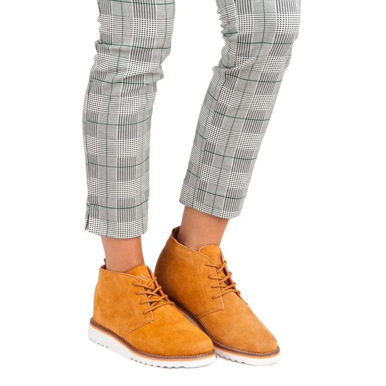 New Age Cizme de dama portocale 2