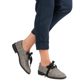 Încălțăminte cu carouri legate VICES gri 2