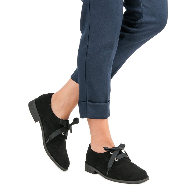 Încălțăminte VICES cu legătură neagră negru 2