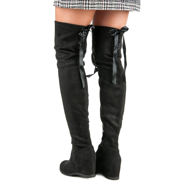 Bestelle Cizme negre pe coadă negru 2 Bestelle Cizme negre pe coadă negru 2