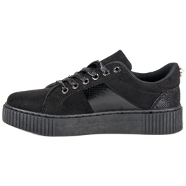 Adidași negri cu stil negru 1 Adidași negri cu stil negru 1