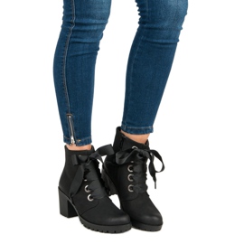 Cizme vinceza negre la modă negru 2