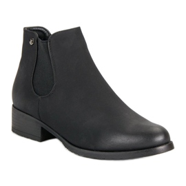Cizme Chelsea negre mate VICES negru 1