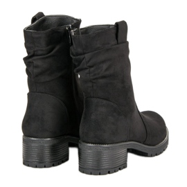 Lucky Shoes Muncitori din piele de căprioară negru 1