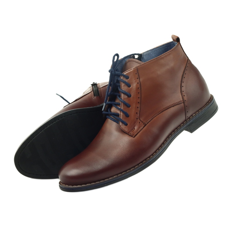 Ghete de iarnă cu fermoar, Nikopol 677 maro 4 Ghete de iarnă cu fermoar, Nikopol 677 maro 4