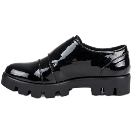 J. Star Pantofi monki lăcuți negru 1