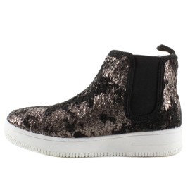 Ghete Chelsea pentru copii, talpă sport negru 2 Ghete Chelsea pentru copii, talpă sport negru 2