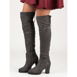 Cizme de damă VINCEZA Casual gri 1