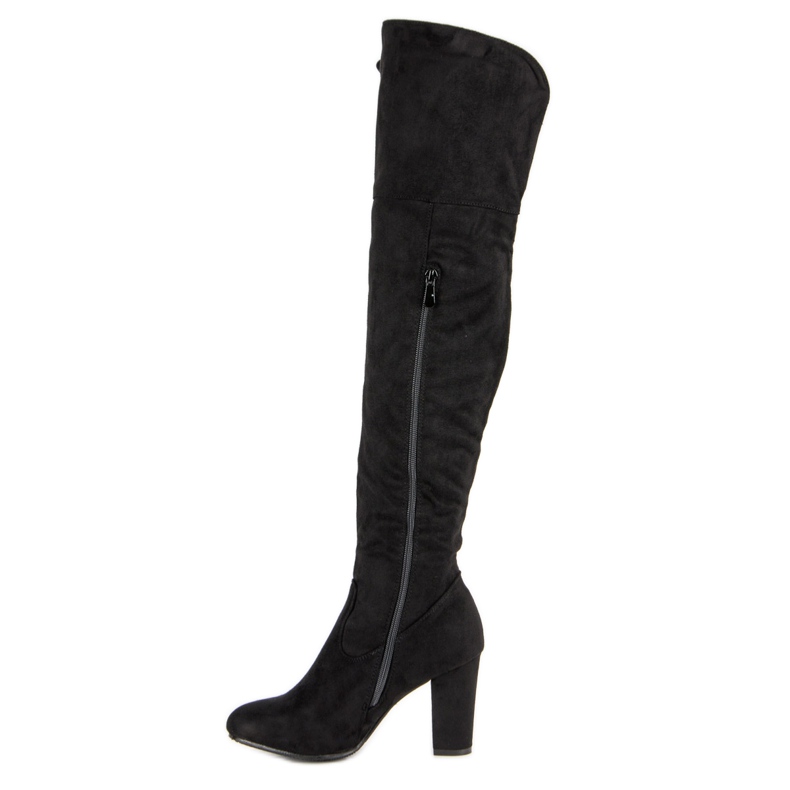 R'S Muschetarii din piele neagră negru 1