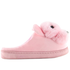 Papuci roz pentru femei DD91 L.PINK 1