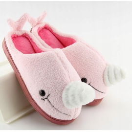 Papuci roz pentru femei DD92 L.PINK 1