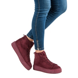 Wilady Adidași peste gleznă roșu 1