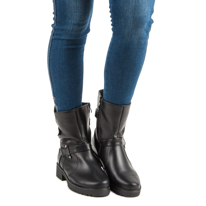 Cizme calde Muncitori negru 2