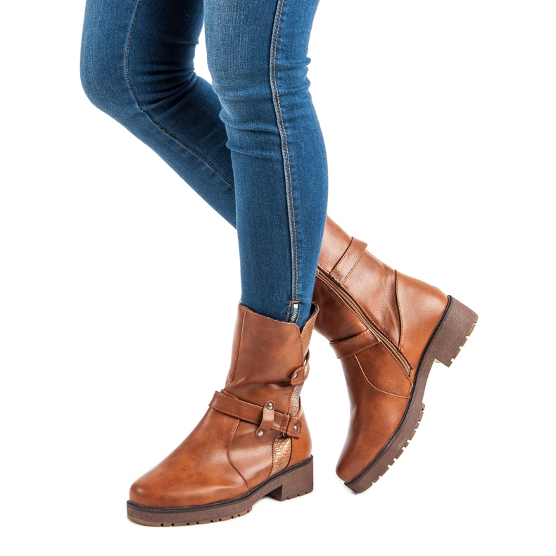 Cizme calde Muncitori maro 1 Cizme calde Muncitori maro 1