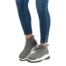 Pantofi sport la modă gri 1