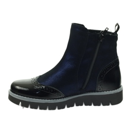 Ghete izolate Ren But 4379 bleumarin negru albastru marin 2