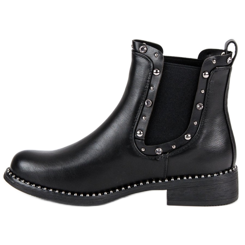 Erynn Cizme Rock Boot Jodhpur negru 1