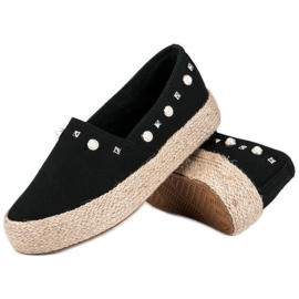 J. Star Espadrile negre negru 1 J. Star Espadrile negre negru 1