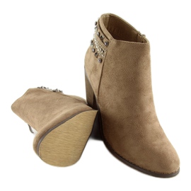 Cizme bej femei L3526 Kaki 1