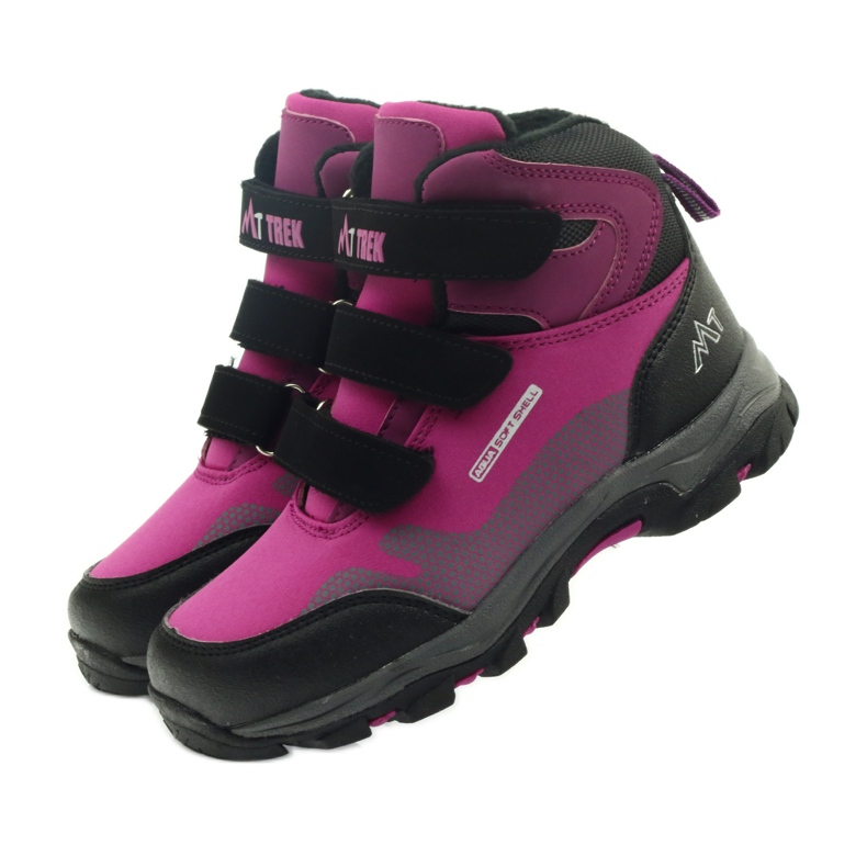 Mttrek Ghete din velcro MT TREK 011 fucsia negru violet roz 4 Mttrek Ghete din velcro MT TREK 011 fucsia negru violet roz 4