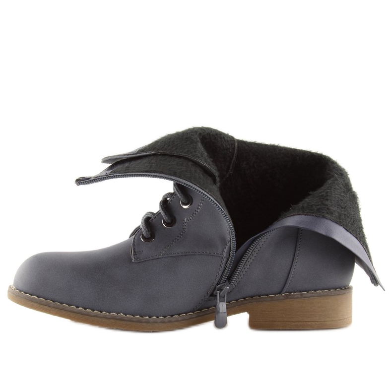 Cizme dantelate albastru albastru 168-177 Albastru 2