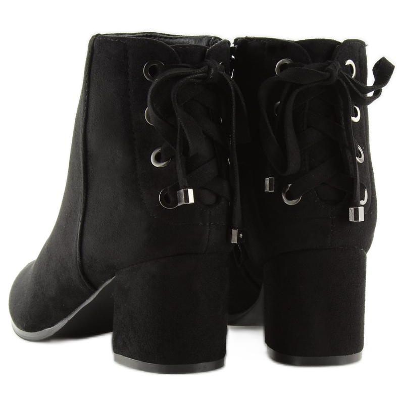 Tocuri înalte negre 8038 negre negru 2