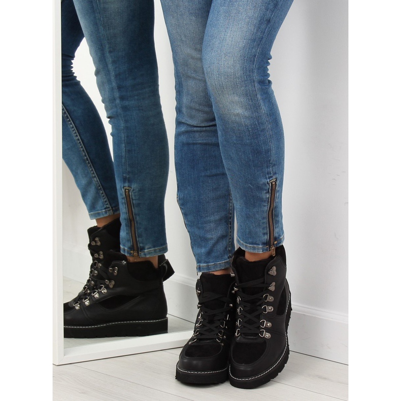 Trappere pentru femei negre 769-PA Negru 1