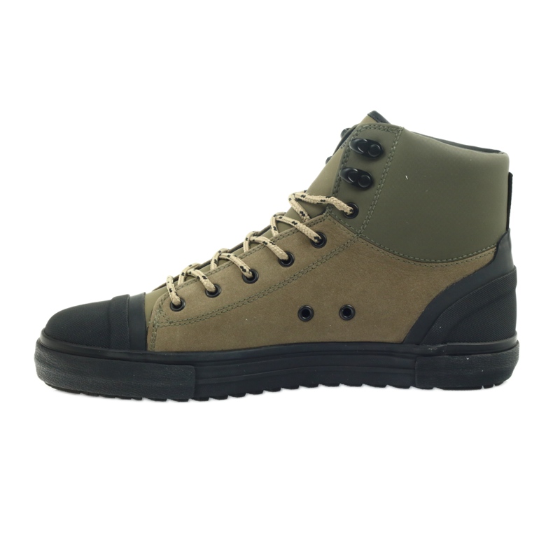 Sneaker din piele pentru bărbați Armani Jeans verde 2