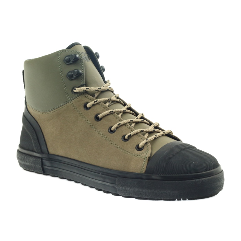 Sneaker din piele pentru bărbați Armani Jeans verde 1