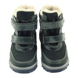 Cizme din piele cu cizme cu membrană Bartuś gri 3