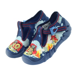 Pantofi pentru copii Befado 110p323 papuci albastru multicolor 4