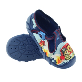 Pantofi pentru copii Befado 110p323 papuci albastru multicolor 3