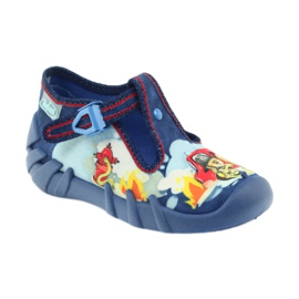 Pantofi pentru copii Befado 110p323 papuci albastru multicolor 1