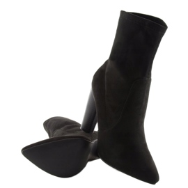 Ghete pe stâlp negru SY23P Negru 4